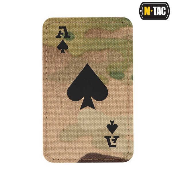 M-Tac naszywka Ace of Spades Laser Cut Multicam/Black 