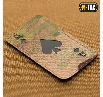 M-Tac naszywka Ace of Spades Laser Cut Multicam/Black 