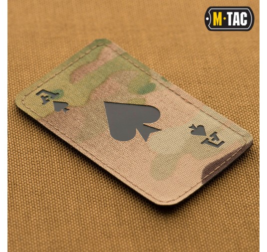 M-Tac naszywka Ace of Spades Laser Cut Multicam/Black 