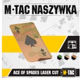 M-Tac naszywka Ace of Spades Laser Cut Multicam/Black 