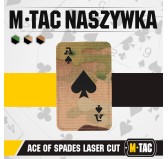 M-Tac naszywka Ace of Spades Laser Cut Multicam/Black 