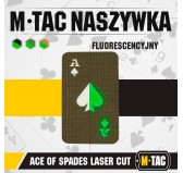 M-Tac naszywka Ace of Spades Laser Cut Ranger Green/GID 