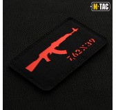 M-Tac naszywka AKM 7,62х39 Laser Cut Black/Red 