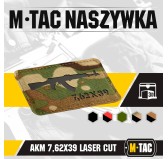 M-Tac naszywka AKM 7,62х39 Laser Cut Multicam/Black 