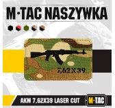 M-Tac naszywka AKM 7,62х39 Laser Cut Multicam/Black 