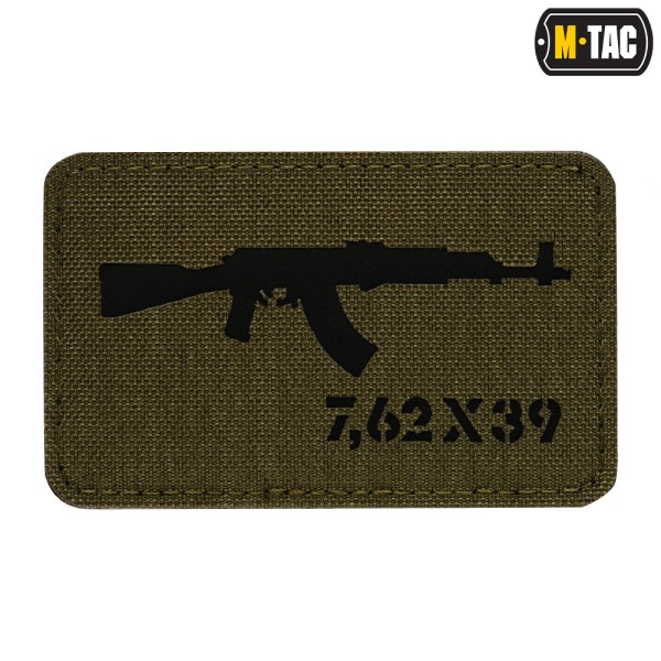 M-Tac naszywka AKM 7,62х39 Laser Cut Ranger Green/Black 