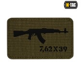 M-Tac naszywka AKM 7,62х39 Laser Cut Ranger Green/Black 