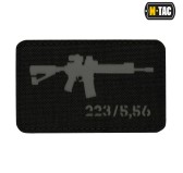 M-Tac naszywka AR-15 223/5,56 Laser Cut Black/Grey 