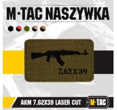 M-Tac naszywka AKM 7,62х39 Laser Cut Ranger Green/Black 