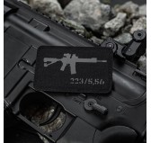 M-Tac naszywka AR-15 223/5,56 Laser Cut Black/Grey 