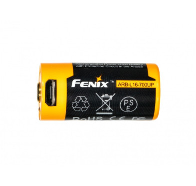 Akumulator Fenix USB ARB-L16UP (16340 RCR123 700 mAh 3,6 V)