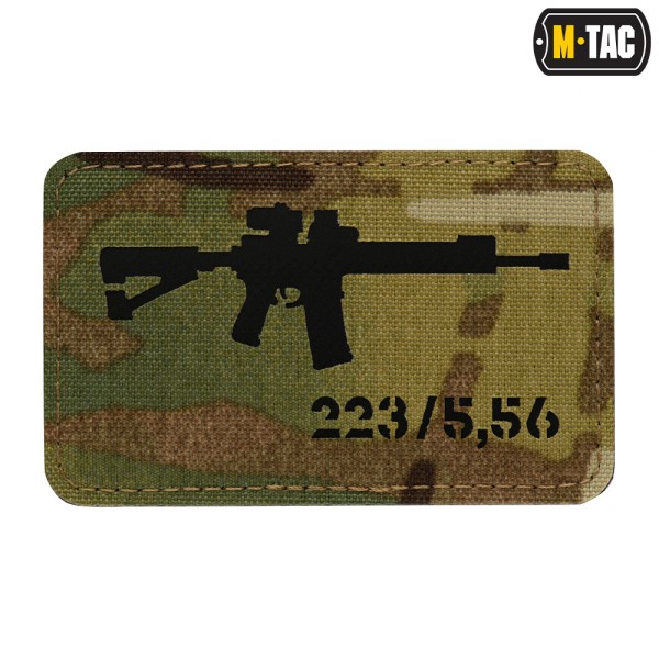 M-Tac naszywka AR-15 223/5,56 Laser Cut Multicam/Black 