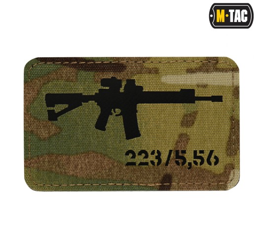 M-Tac naszywka AR-15 223/5,56 Laser Cut Multicam/Black 