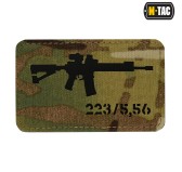 M-Tac naszywka AR-15 223/5,56 Laser Cut Multicam/Black 