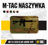 M-Tac naszywka AR-15 223/5,56 Laser Cut Multicam/Black 