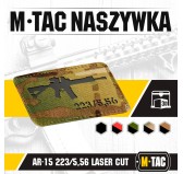 M-Tac naszywka AR-15 223/5,56 Laser Cut Multicam/Black 