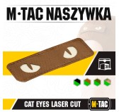 M-Tac naszywka Cat Eyes Laser Cut Coyote/GID 