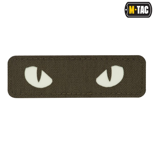 M-Tac naszywka Cat Eyes Laser Cut Ranger Green/GID 