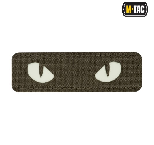 M-Tac naszywka Cat Eyes Laser Cut Ranger Green/GID 