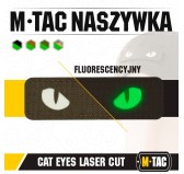 M-Tac naszywka Cat Eyes Laser Cut Ranger Green/GID 