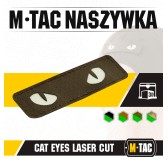 M-Tac naszywka Cat Eyes Laser Cut Ranger Green/GID 