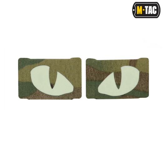 M-Tac naszywka Tiger Eyes Laser Cut (para) Multicam 