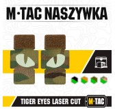 M-Tac naszywka Tiger Eyes Laser Cut (para) Multicam 