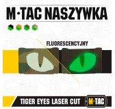 M-Tac naszywka Tiger Eyes Laser Cut (para) Multicam 