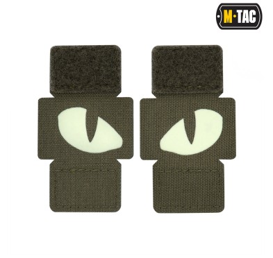 M-Tac naszywka Tiger Eyes Laser Cut (para) Ranger Green 