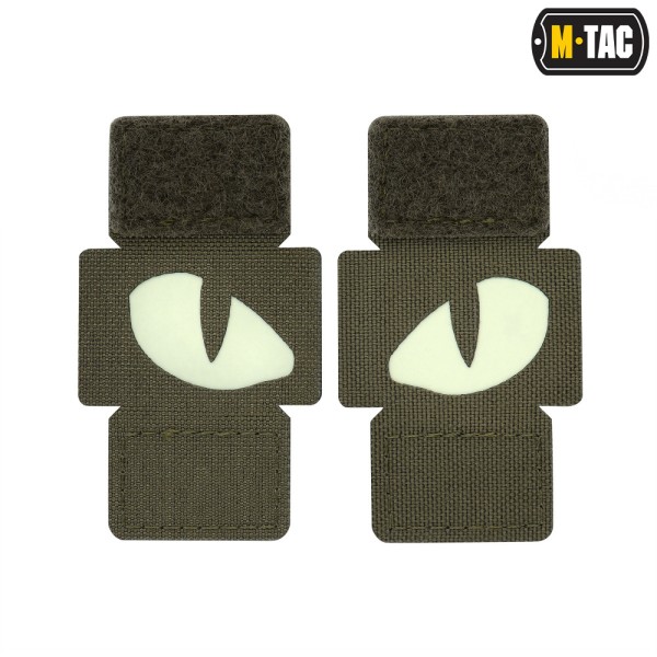 M-Tac naszywka Tiger Eyes Laser Cut (para) Ranger Green 