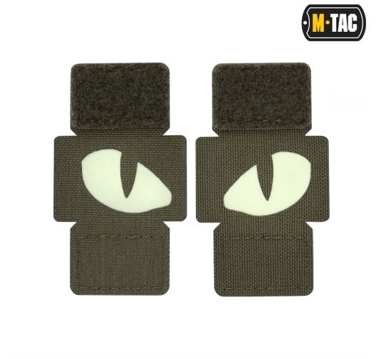 M-Tac naszywka Tiger Eyes Laser Cut (para) Ranger Green 