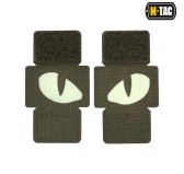 M-Tac naszywka Tiger Eyes Laser Cut (para) Ranger Green 