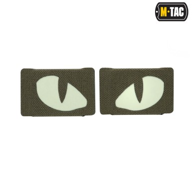 M-Tac naszywka Tiger Eyes Laser Cut (para) Ranger Green 