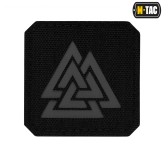 M-Tac naszywka Valknut Laser cut Black/Grey 