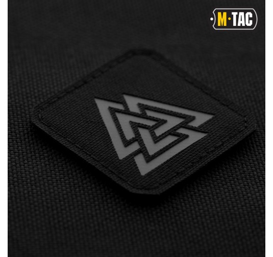 M-Tac naszywka Valknut Laser cut Black/Grey 