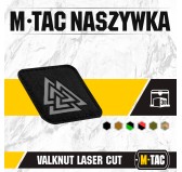 M-Tac naszywka Valknut Laser cut Black/Grey 