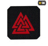 M-Tac naszywka Valknut Laser cut Black/Red 