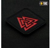 M-Tac naszywka Valknut Laser cut Black/Red 