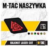 M-Tac naszywka Valknut Laser cut Black/Red 