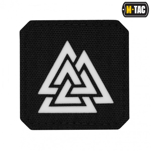 M-Tac naszywka Valknut Laser cut Black/GID 