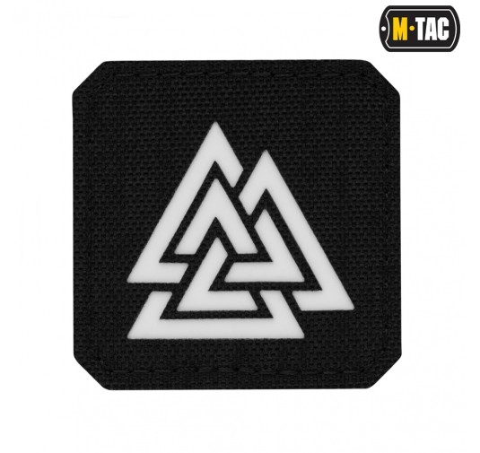 M-Tac naszywka Valknut Laser cut Black/GID 