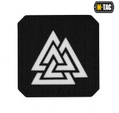 M-Tac naszywka Valknut Laser cut Black/GID 