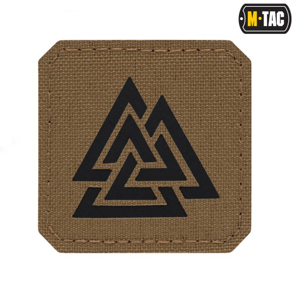 M-Tac naszywka Valknut Laser cut Coyote/Black 