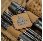 M-Tac naszywka Valknut Laser cut Coyote/Black 