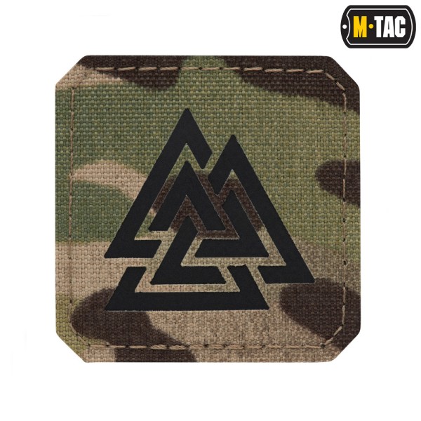 M-Tac naszywka Valknut Laser cut Multicam/Black 