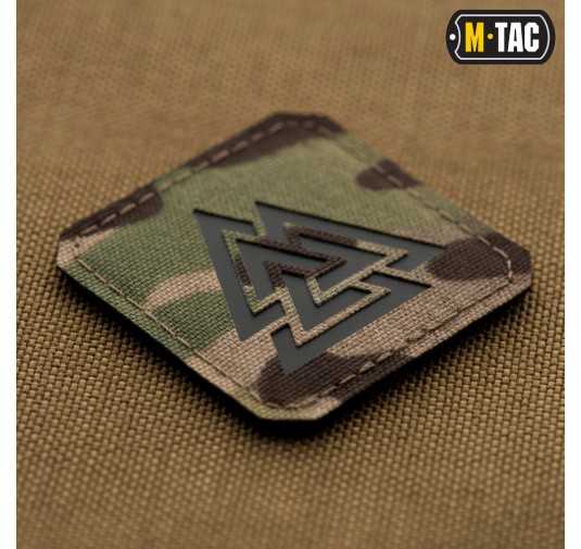 M-Tac naszywka Valknut Laser cut Multicam/Black 