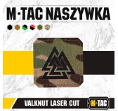 M-Tac naszywka Valknut Laser cut Multicam/Black 