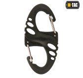 M-Tac dwustronny karabińczyk typu S-Hook plastikowy Black 