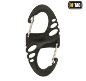 M-Tac dwustronny karabińczyk typu S-Hook plastikowy Black 