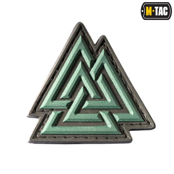 M-Tac naszywka Valknut PVC Black/Olive 